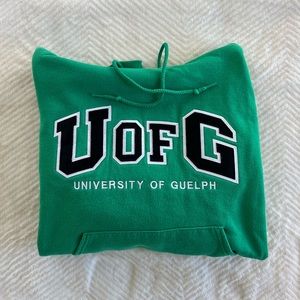 University of Guelph Hoodie Green